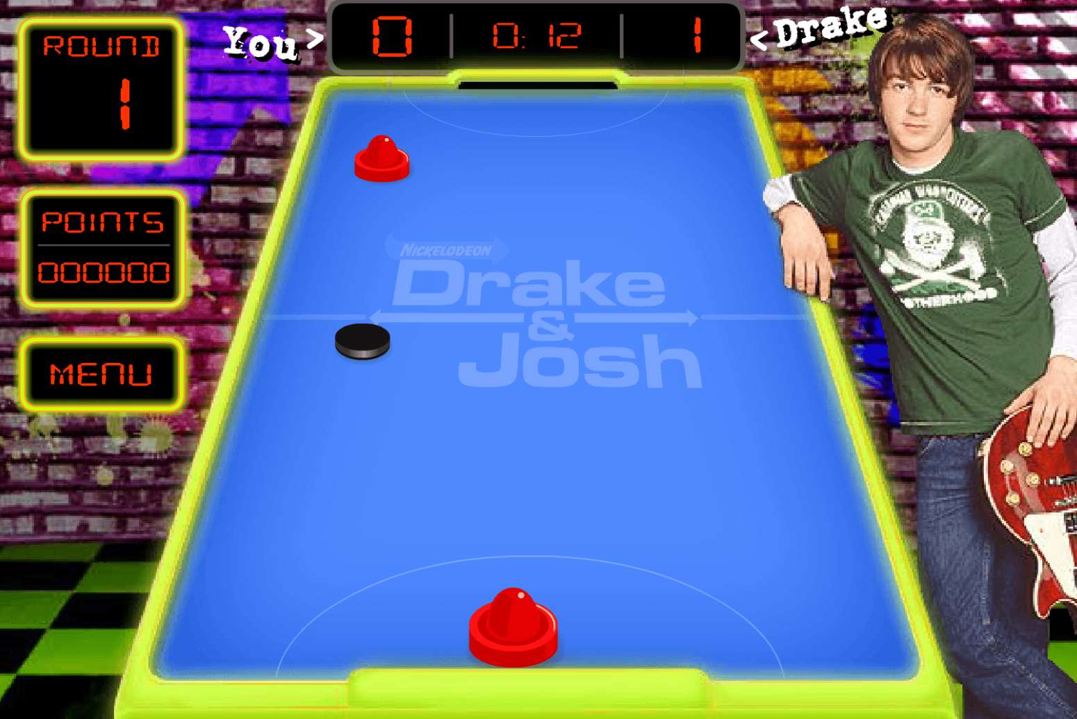 Drake & Josh's Air Hockey Face-Off