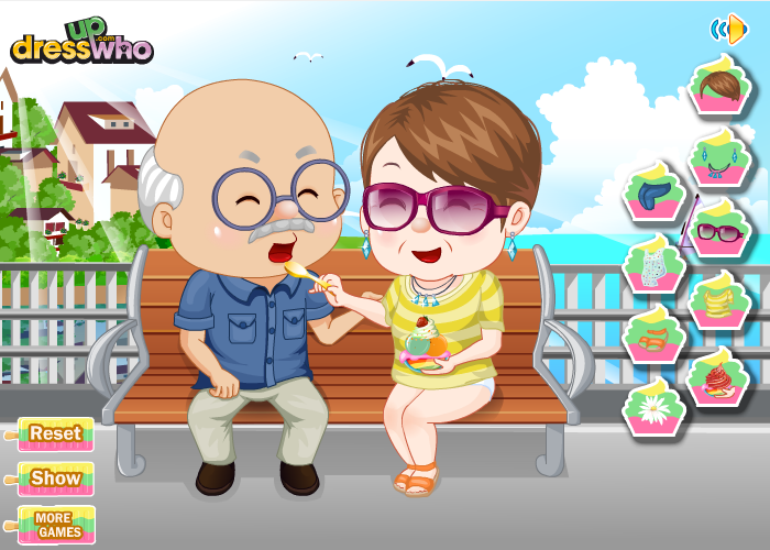 Grandparents Ice Cream Date