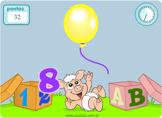 Cocoricó: Jogo das Letras e Números