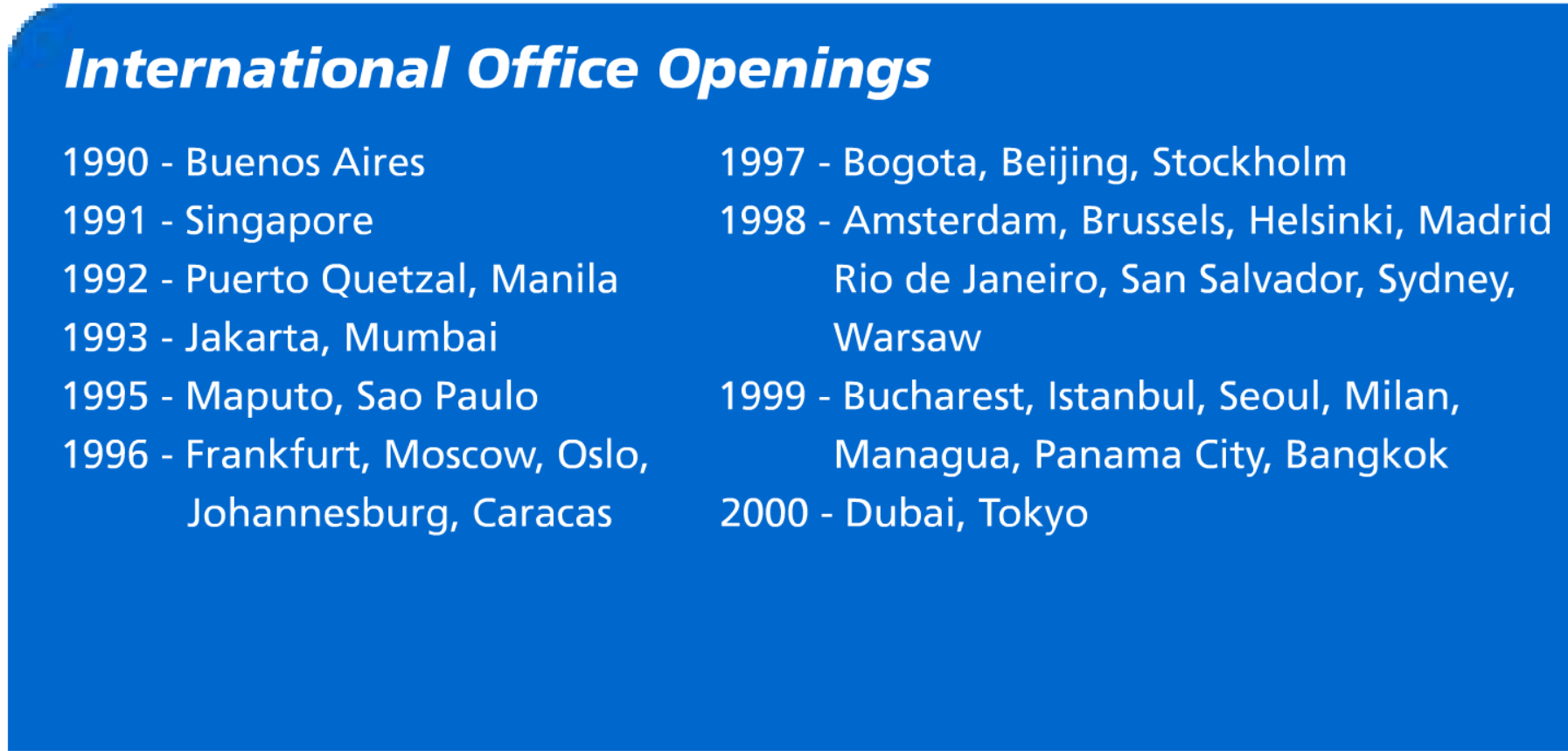 Enron website Sidebar