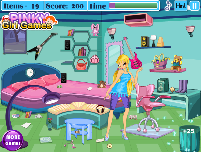 Winx Club Room Cleaning