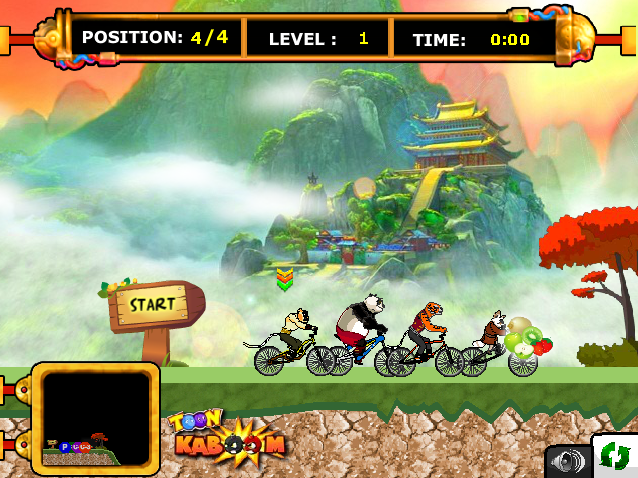 Kung Fu Panda Racing Challenge