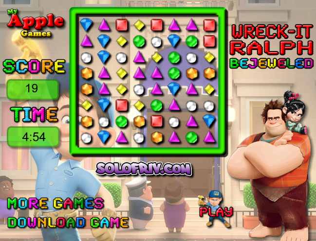 Wreck-It Ralph Bejeweled