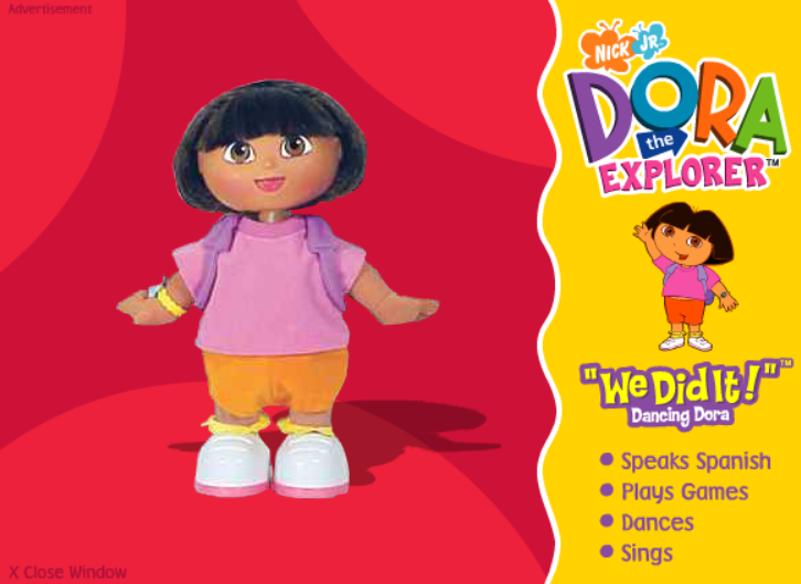"We Did It!" Dancing Dora Demo