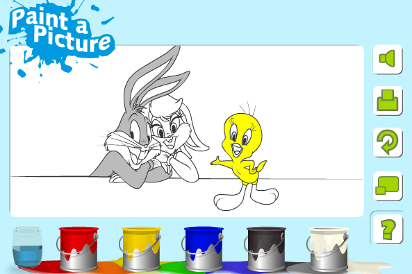 Looney Tunes Paint a Picture: Bugs, Lola and Tweety