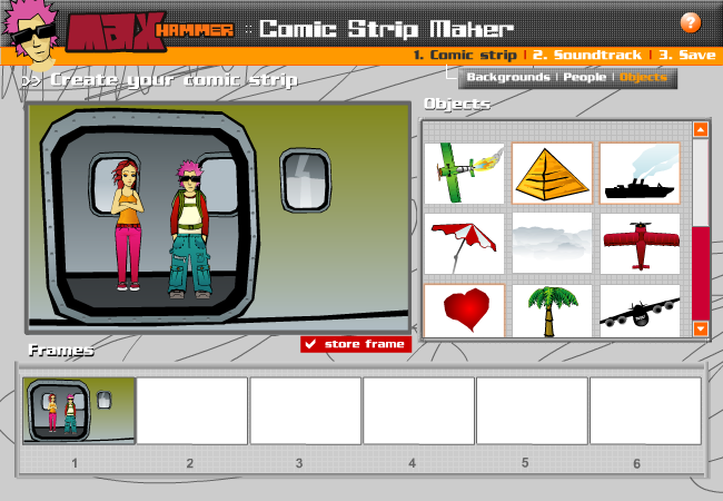 Max Hammer Comic Strip Maker