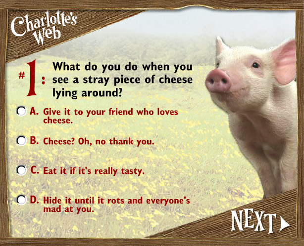 Charlotte's Web Personality Quiz