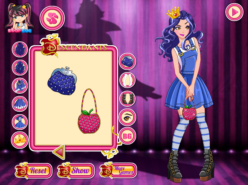 Disney Descendants Evie Dress Up Game