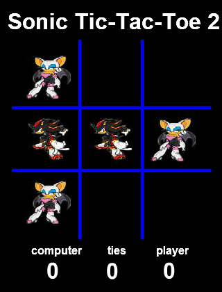 Sonic Tic Tac Toe 2