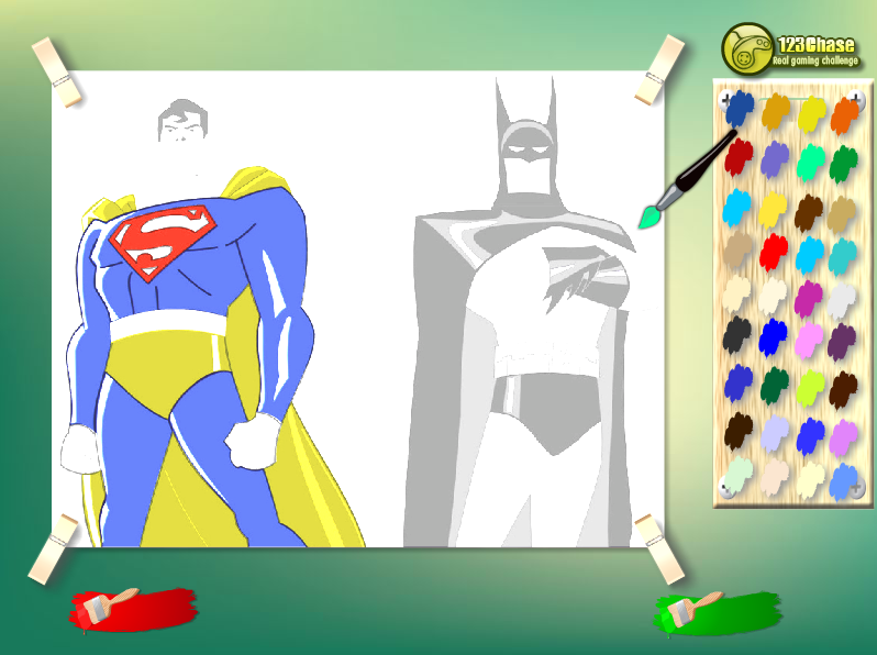 Batman vs Superman Kids Coloring