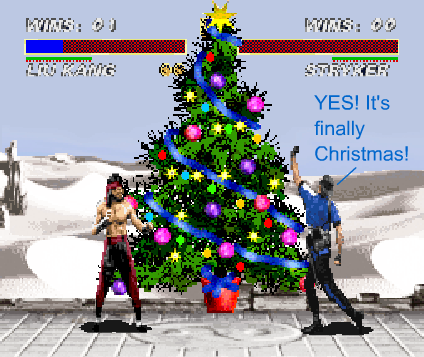 Ultimate Mortal Kombat 3 Christmas Friendship