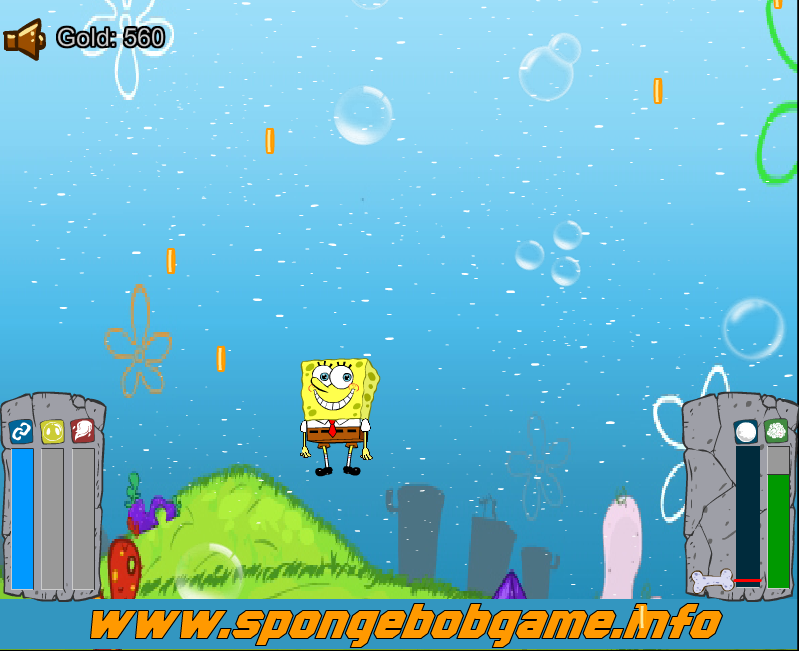 SpongeBob SquarePants Jump Underwater