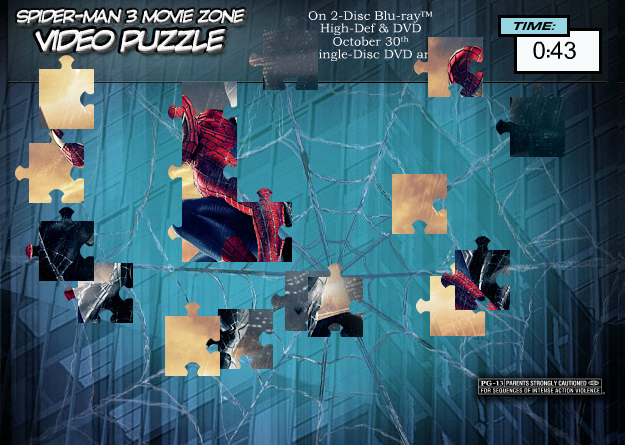 Spider-Man 3: Movie Zone Video Puzzle