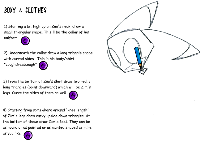 How 2 Draw Zim: Flash Tutorial