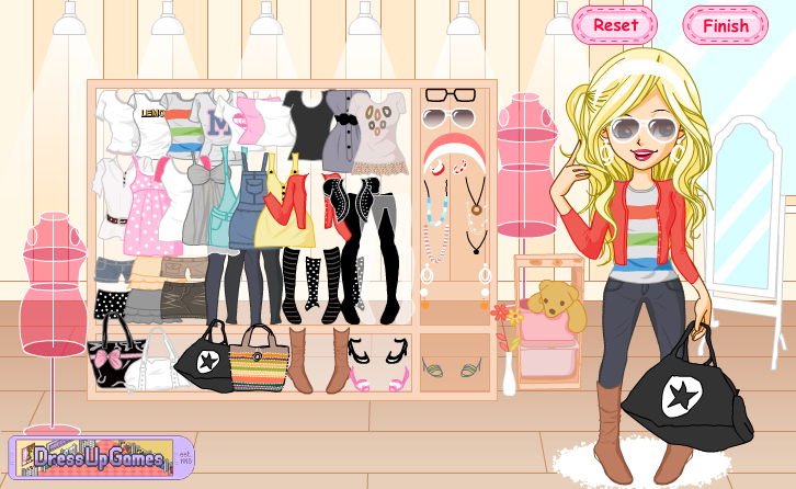 cute-boutique dress up game