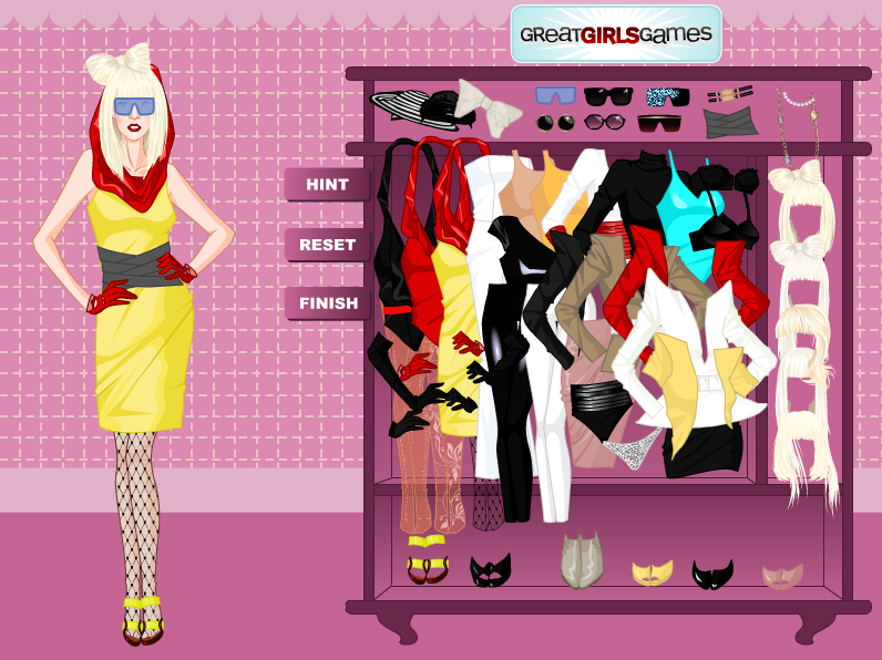 Lady GaGa Dress Up Game