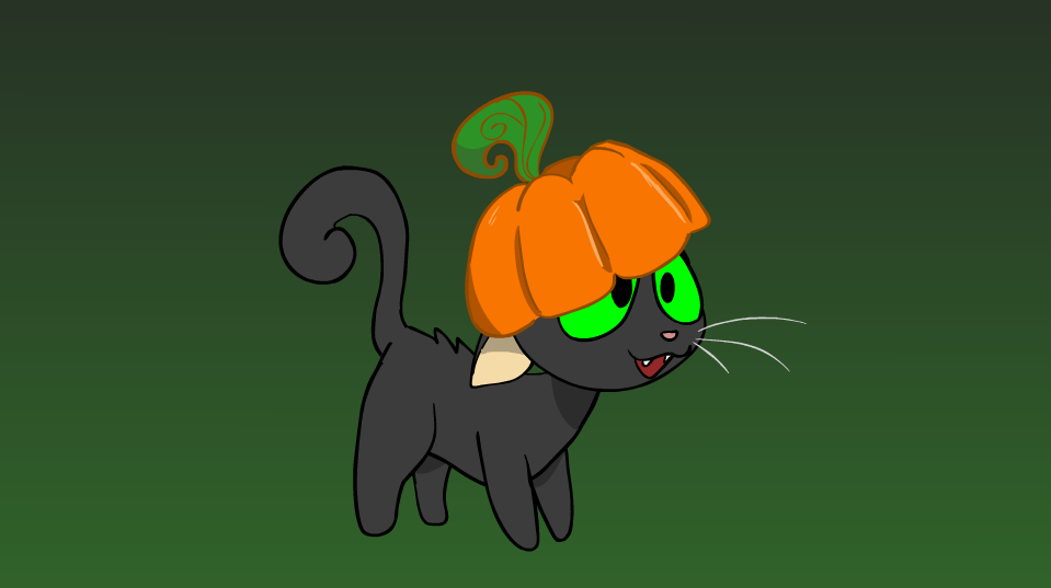 Pumpkin Cat