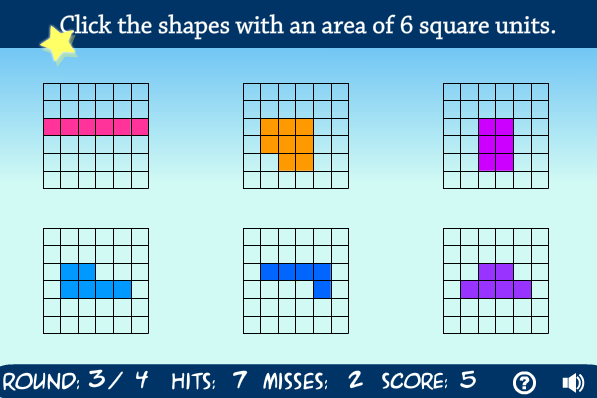 Area Shape Game