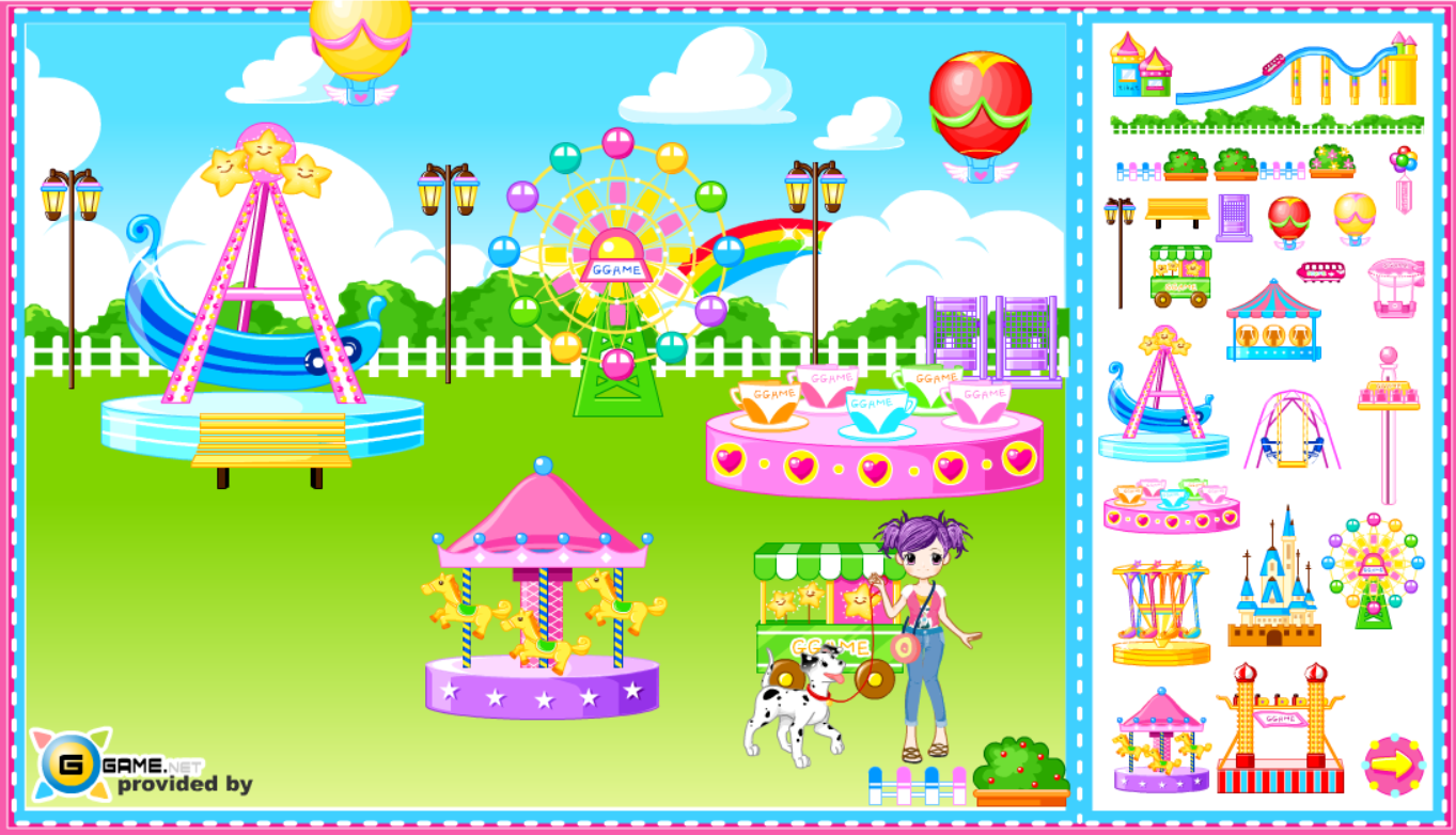 멋지고 신나는: 나만의 놀이 동산을 만들어 볼까?