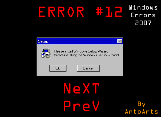 Windows Errors 2007