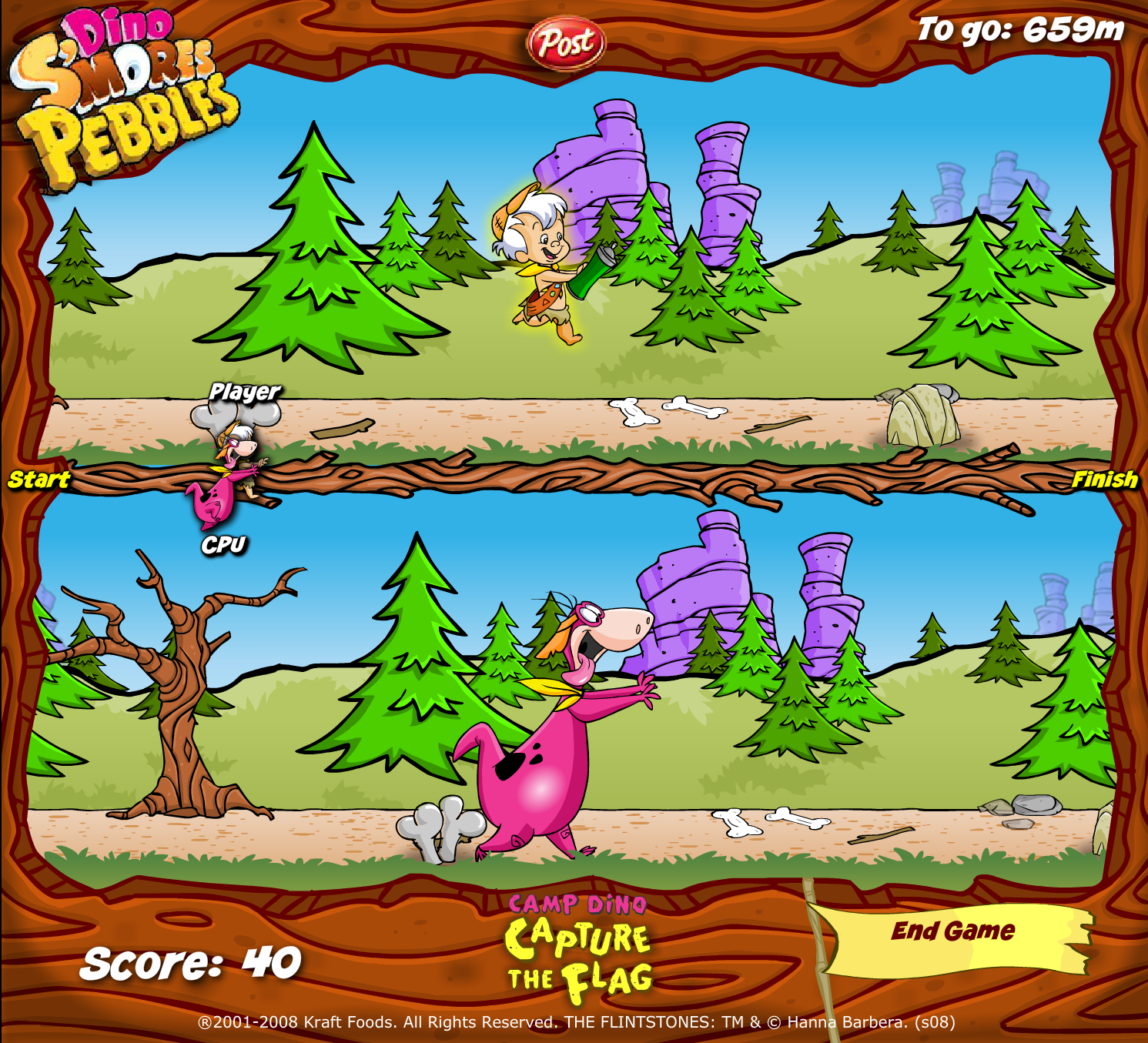 Dino S'mores Pebbles: Camp Dino Capture the Flag