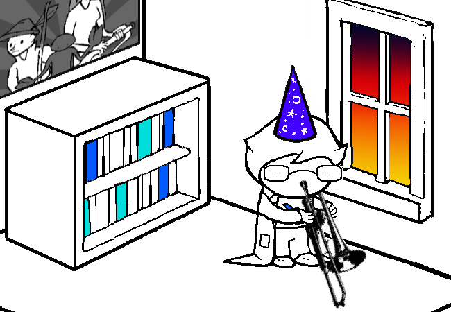 [S] Mack: Scare away birds.