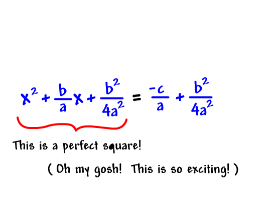 Proof of the Quadratic Formula