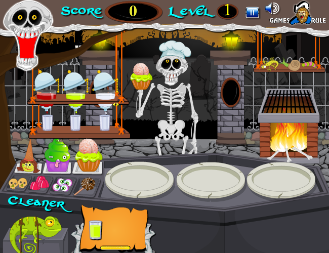 Halloween Graveyard Restaurant