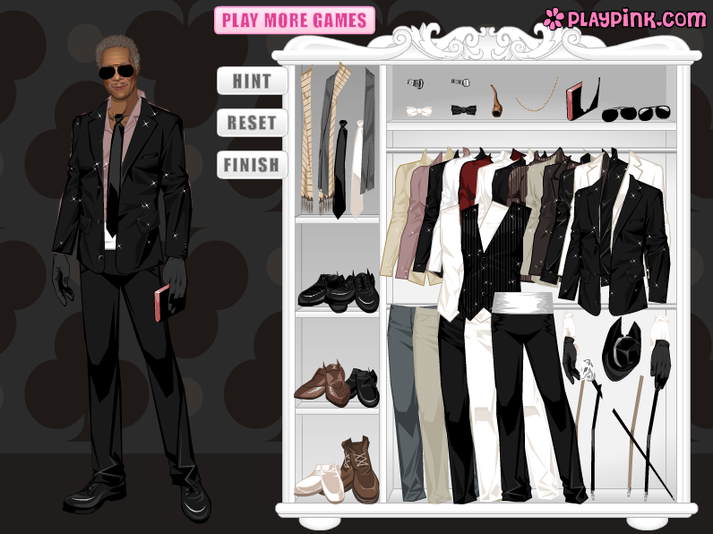 Morgan Freeman Dress Up Game