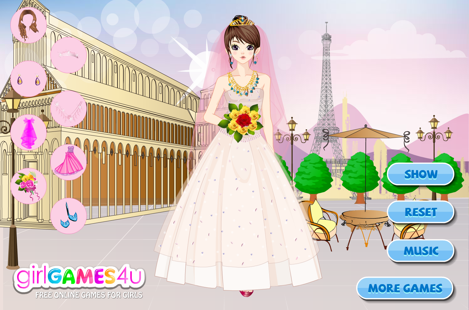 My Perfect Paris Wedding Dress Up