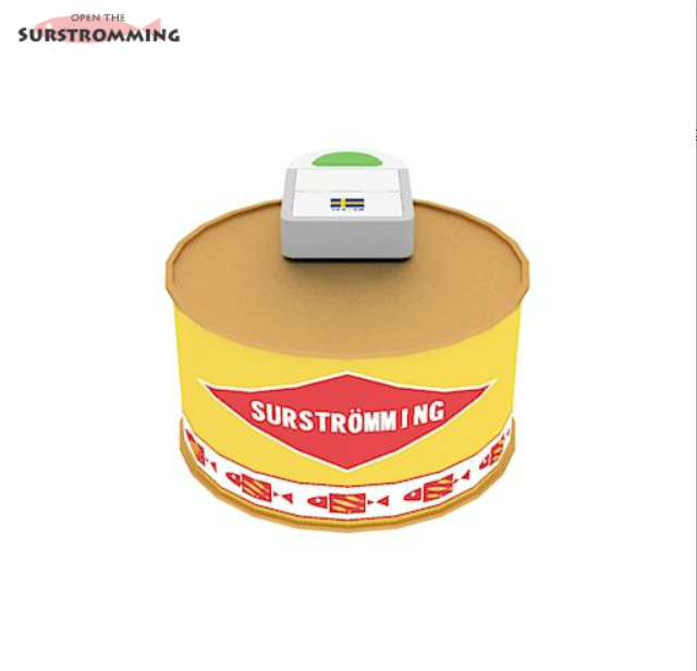 Open the Surstromming