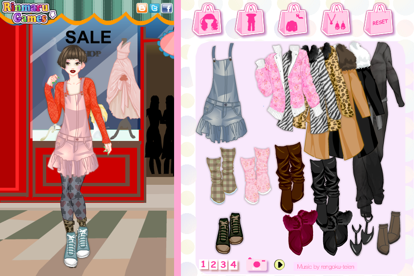 Shopping Day Dress Up Game