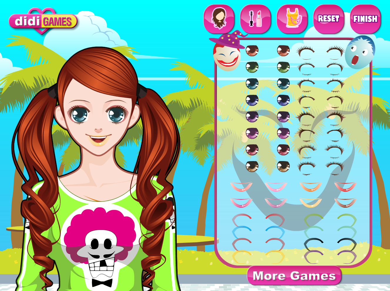 Funny Costumes Make Up Game