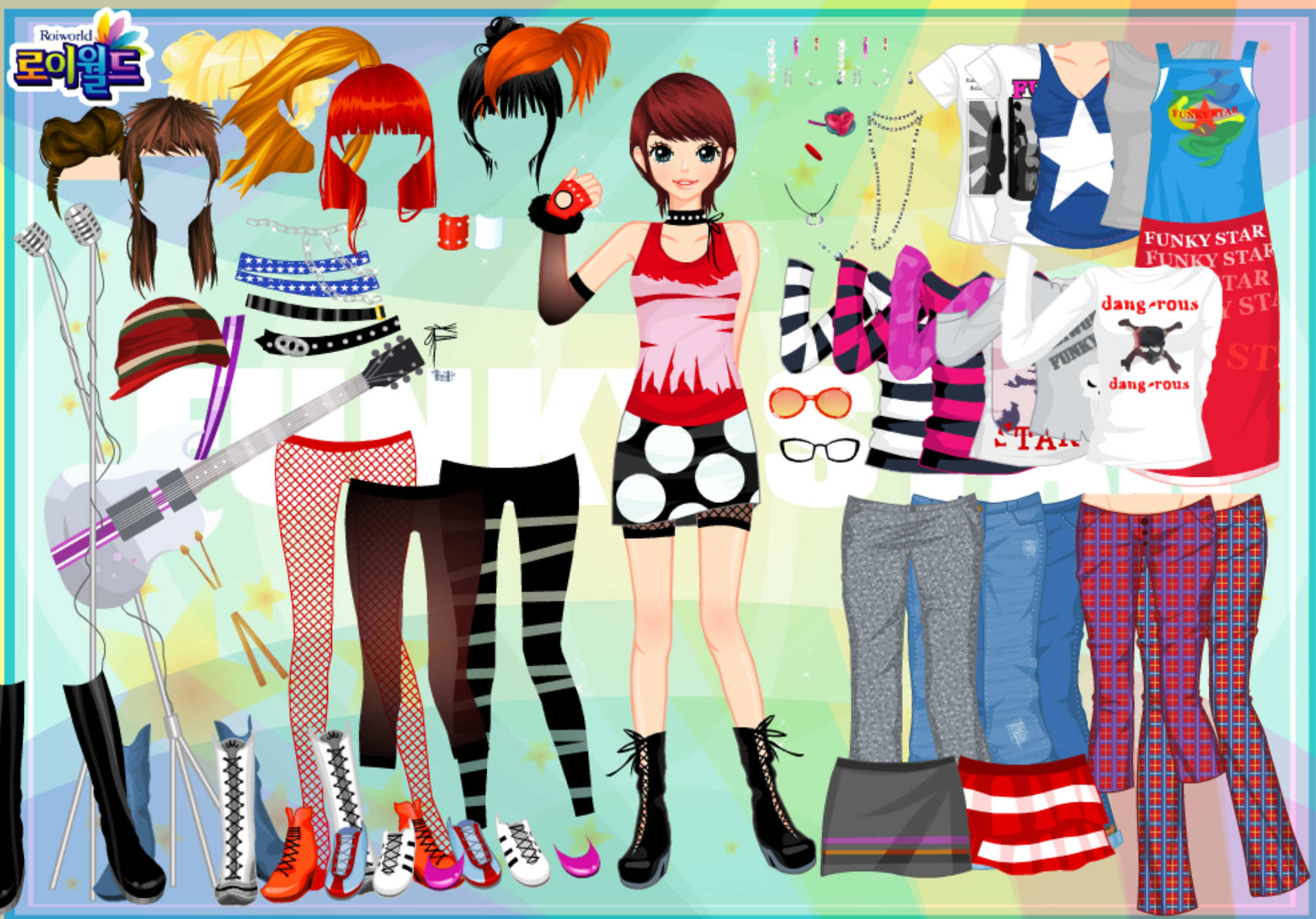 Roiworld Rocker Dressup