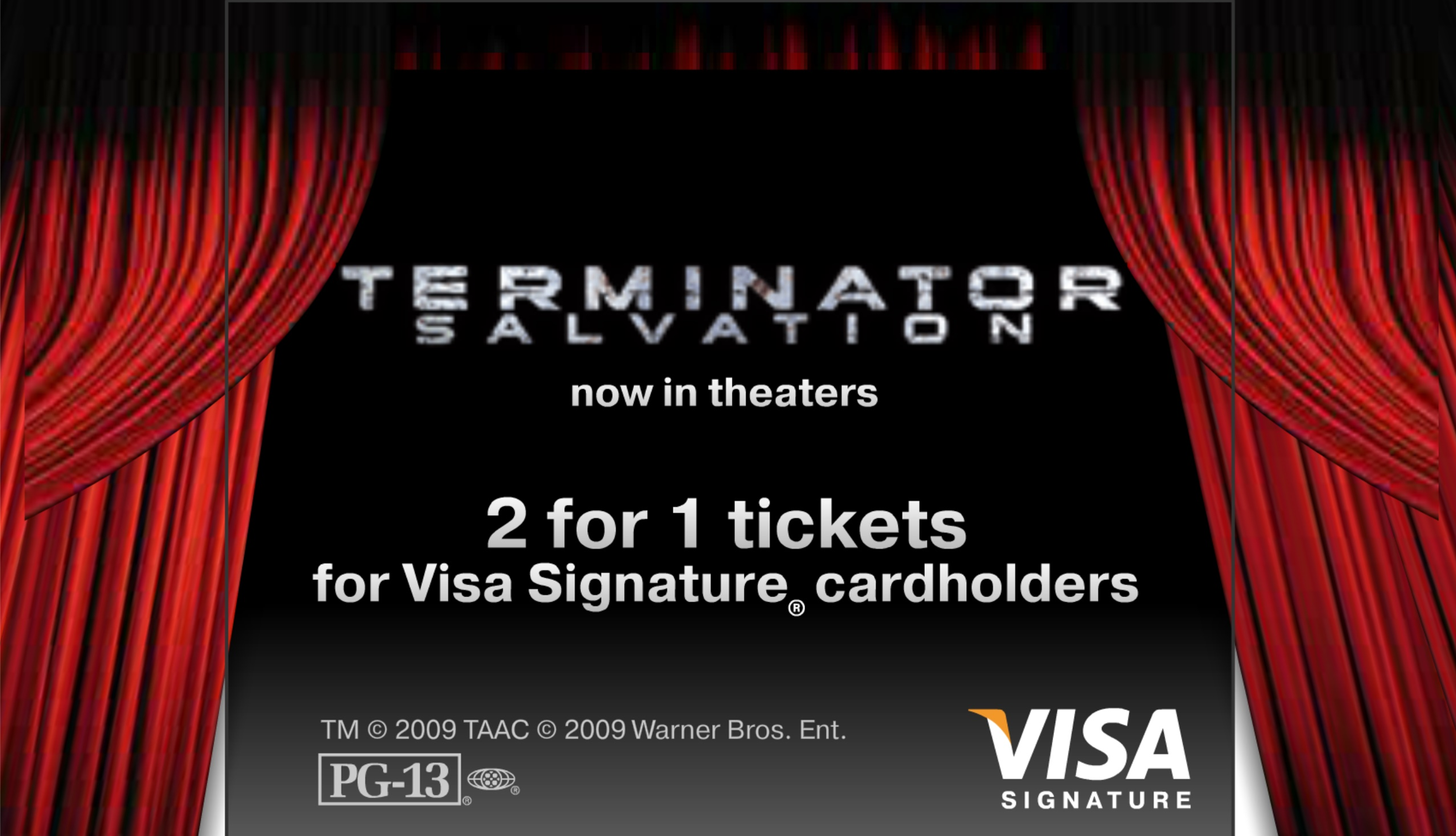 VISA Signature "Terminator Salvation" 300x250