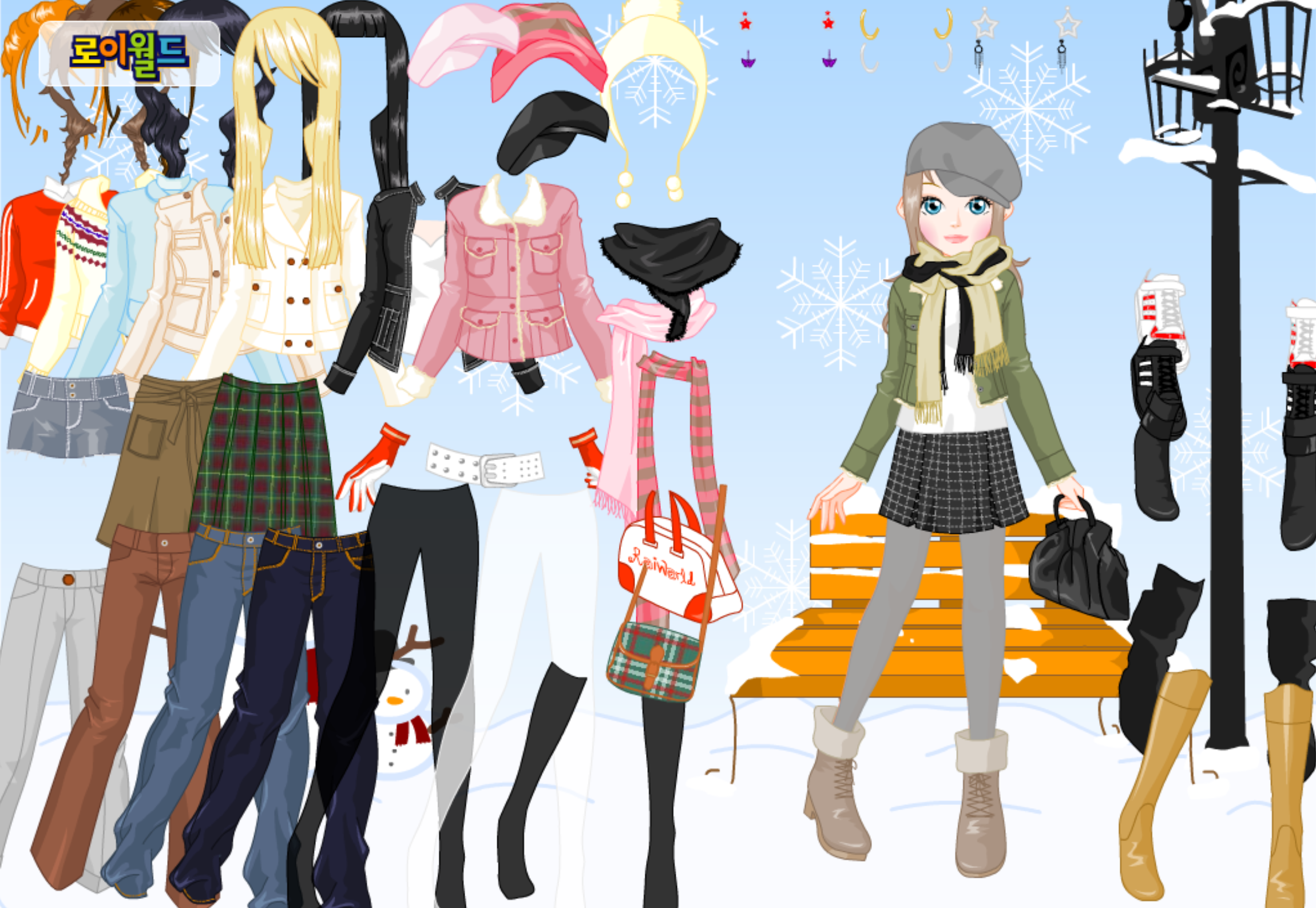 Roiworld Winter Girl Dressup