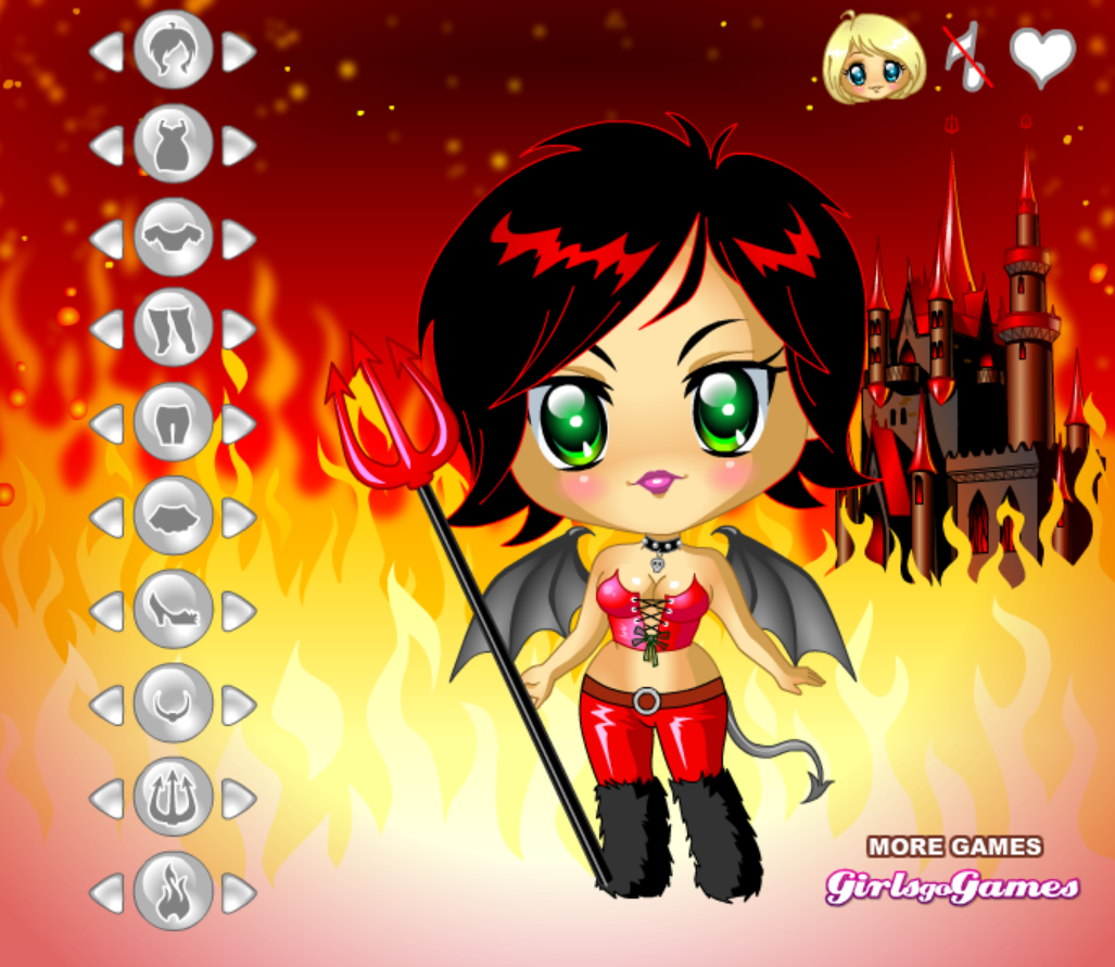 Cute Demon Dress Up