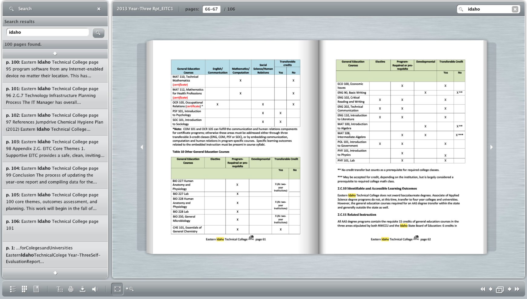 Year-Three Self-Evaluation Report