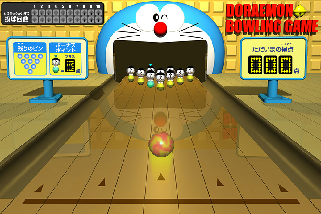 Doraemon Bowling Game