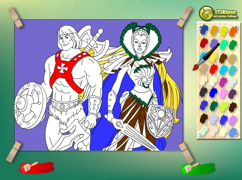 He-Man Kids Coloring