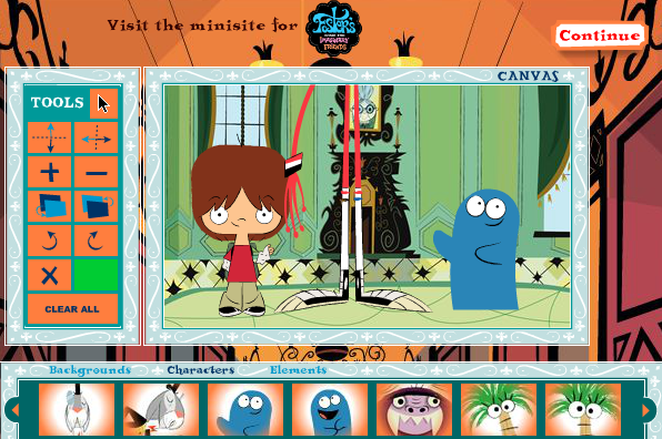 Foster's Home for Imaginary Friends: Create Your Own E-Card