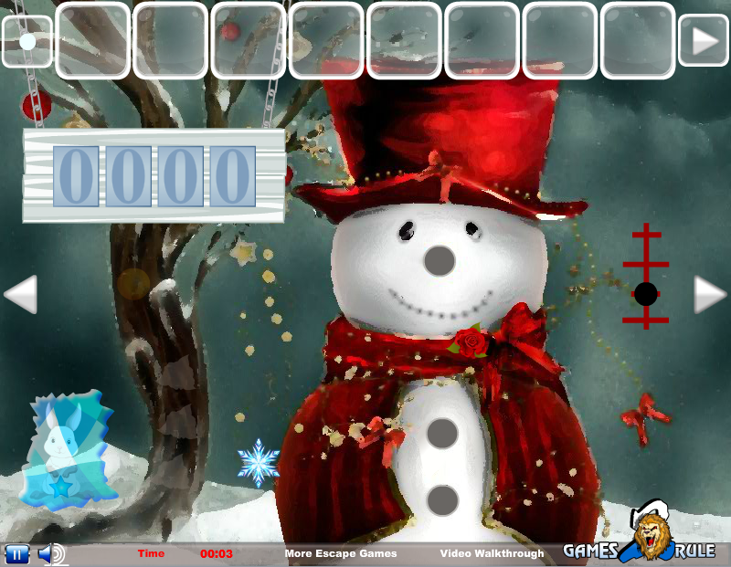 Winter Snowman Escape