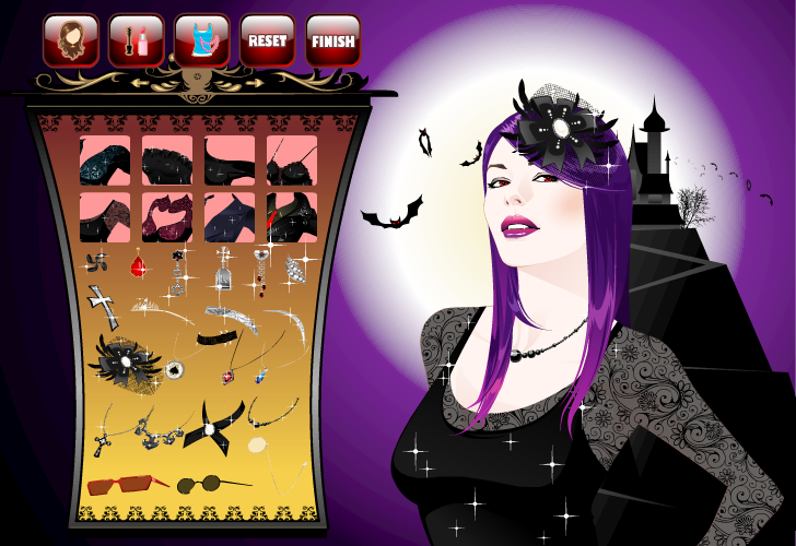 Vampire Make Up Game