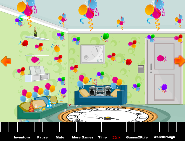 New Year Party Room Escape