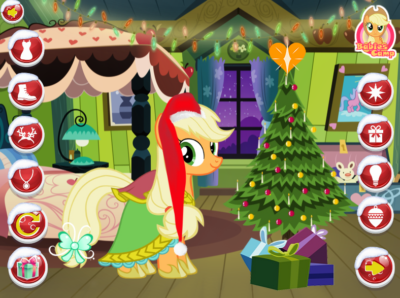 Applejack Xmas Outfit