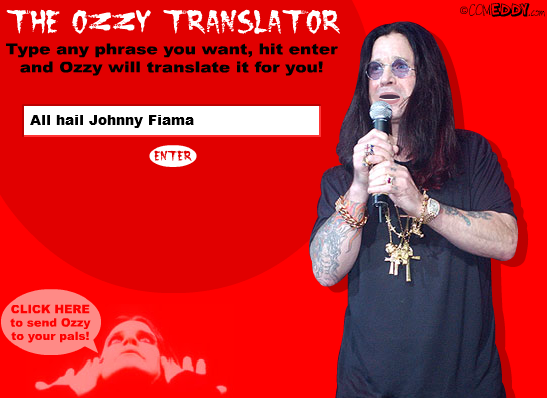 The Ozzy Translator