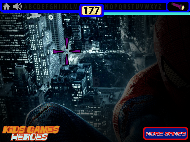 Spiderman - Find The Letters