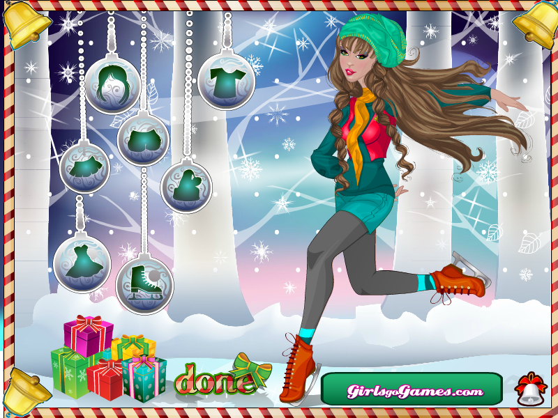 Ice Skating Beauty DressUp