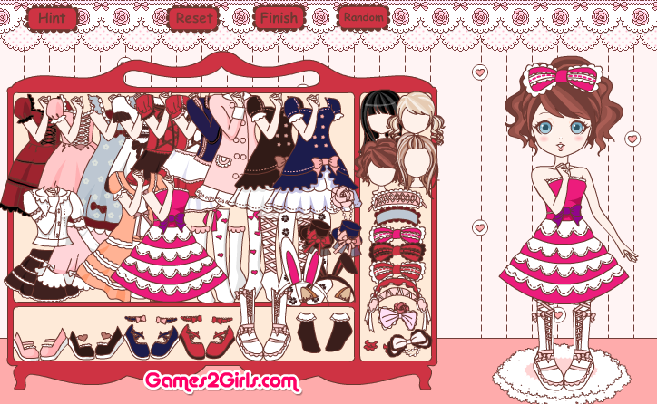 Sweet Lolita Dress Up Game