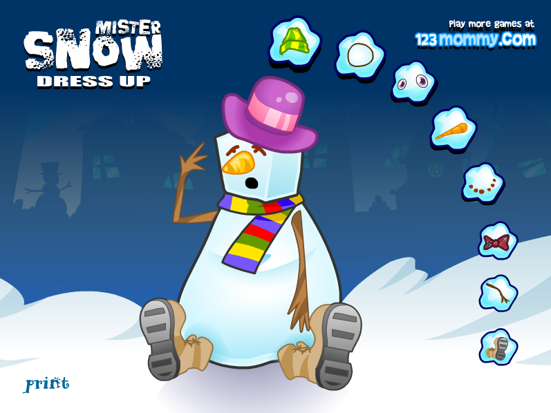Mister Snowman Dress Up